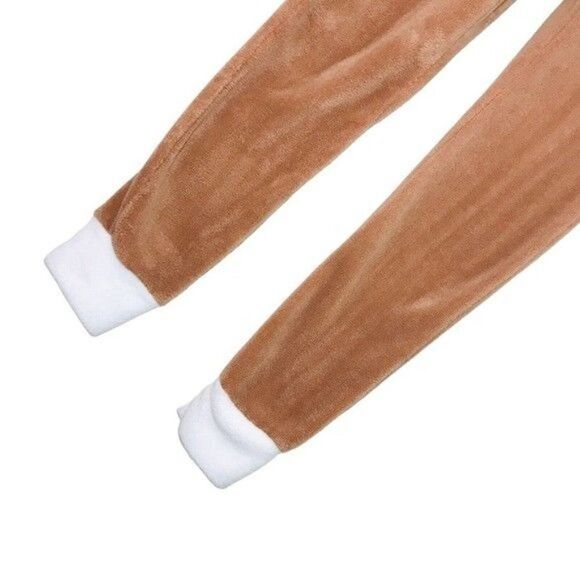 PJ Couture Hooded  Reindeer Jumpsuit One Piece Size Small - Picture 4 of 11